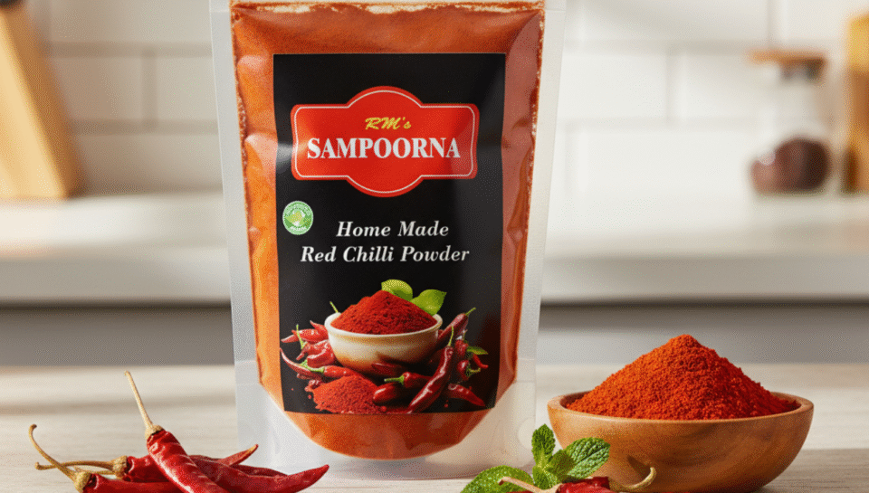 Pure red chilli powder fresh